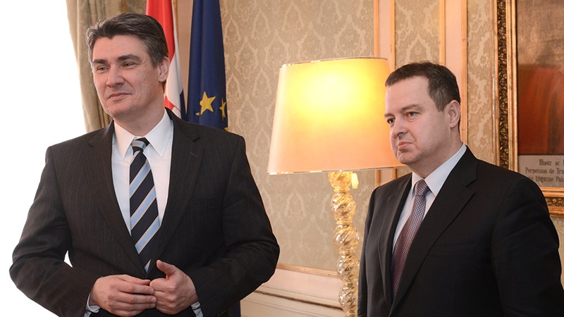 Predsjednik Vlade Milanović sastao se s prvim potpredsjednikom Vlade Republike Srbije Ivicom Dačićem